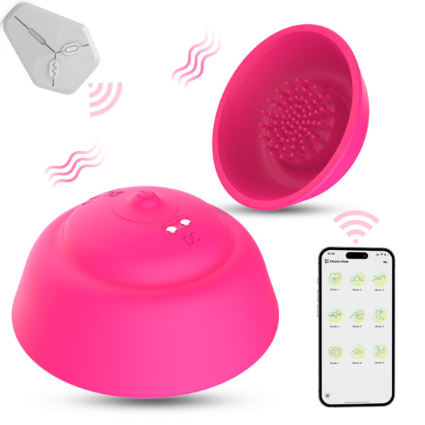 Remote & App Controlled Nipple-Shaped Vibrating Cup
