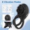 02 Rose Cock Ring Vibrator