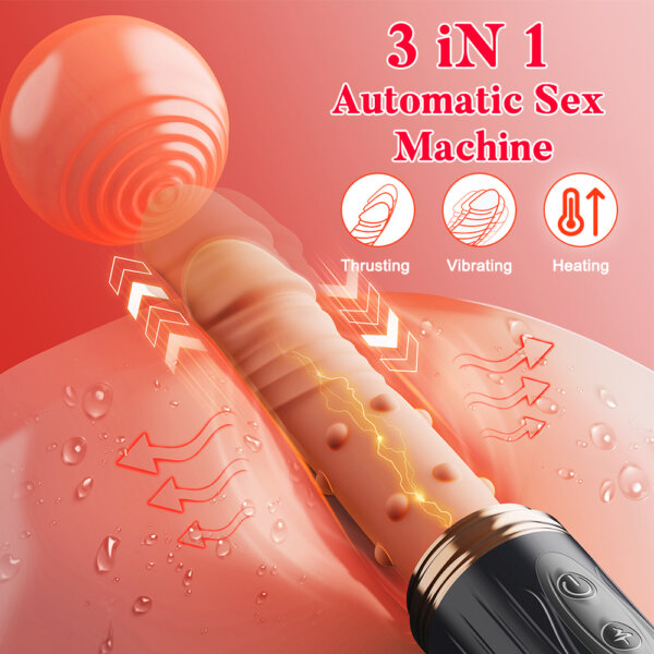 Thrusting Dildo Handy and Fun Sex Machine