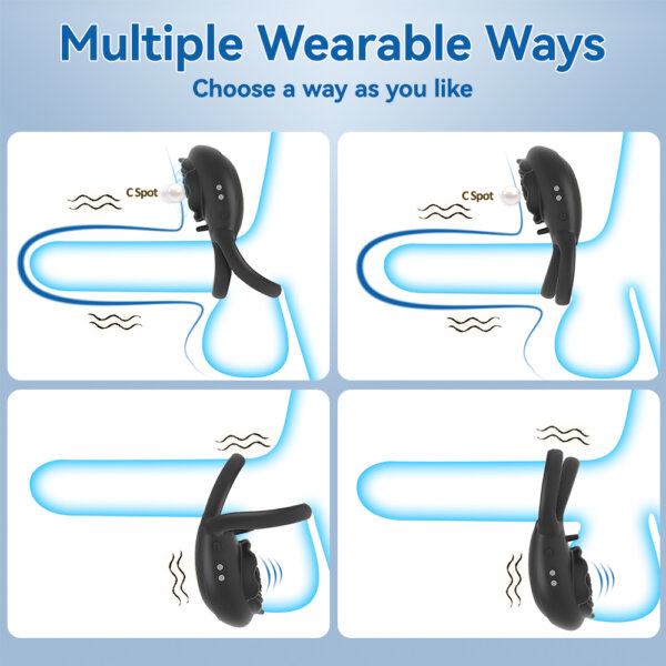 03 Rose Cock Ring Vibrator