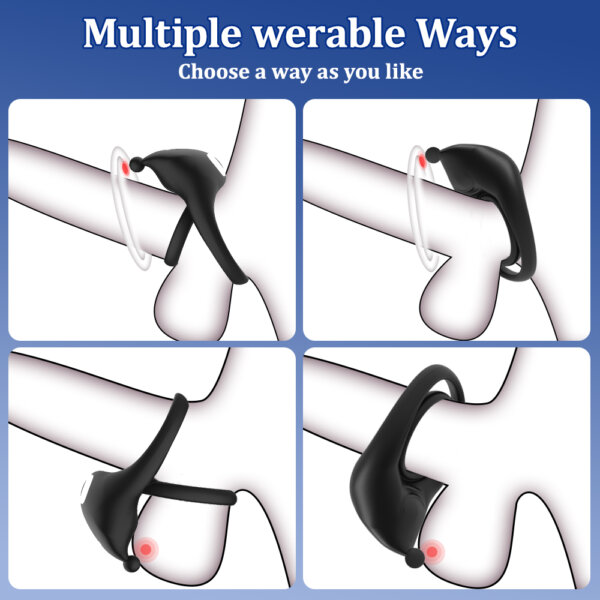 04 Black Samurai Sperm Lock Ring