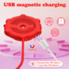 06 APP-Controlled Rose Breast Massager Nipple Clamp