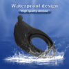 06-防水 Black Samurai Sperm Lock Ring