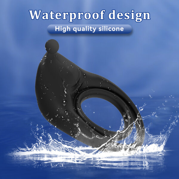 06-防水 Black Samurai Sperm Lock Ring