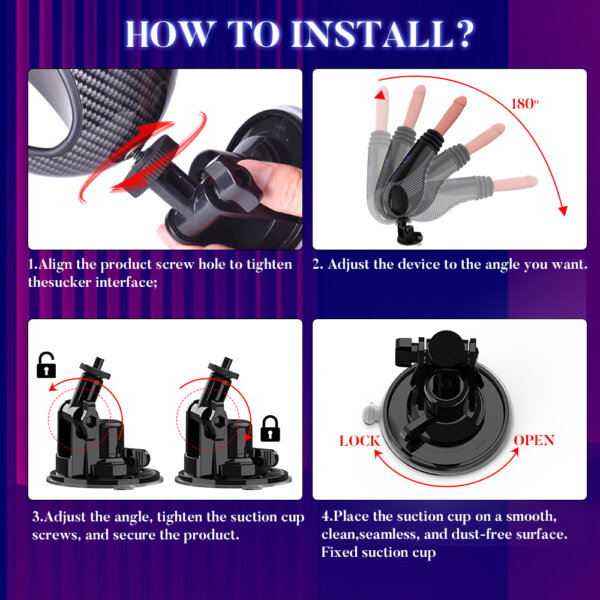 Sex Machine Automatic Thrusting Dildo