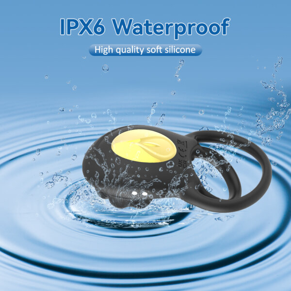 07-防水 Rose Cock Ring Vibrator