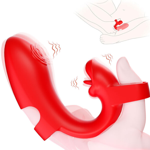 Rose Wearable Finger Sleeve Bullet Vibrator