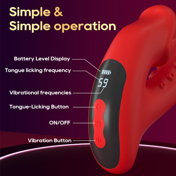 Tentacle Tongue Licking Vibrator
