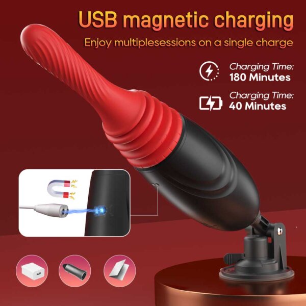 10 Sam's Non-realistic Thrusting Dildo