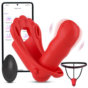 10 Scallop App & Remote Control Wearable G-spot Vibrator