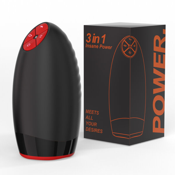 3 in 1 Penis Training Male Masturbator Cup