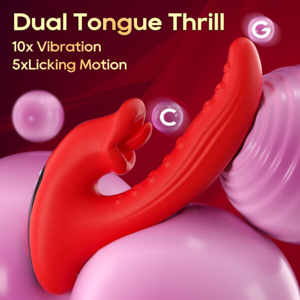 Tentacle Tongue Licking Vibrator