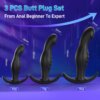 4 3-piece Set Anal Plugs