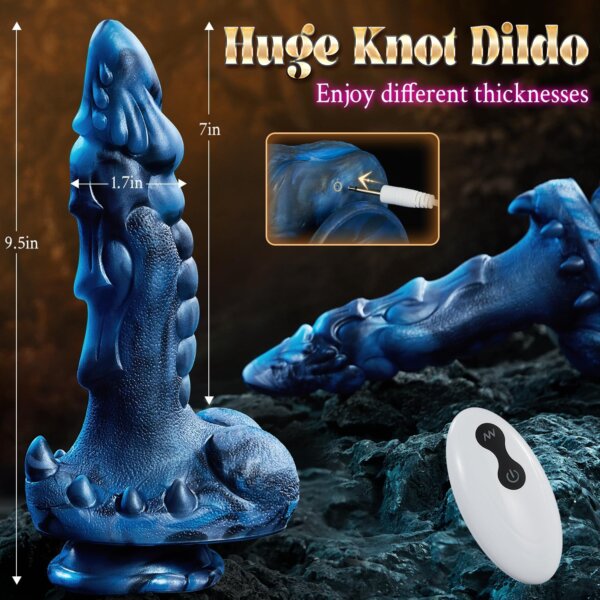 Monster Thrusting & Rotating G-spot Dildo