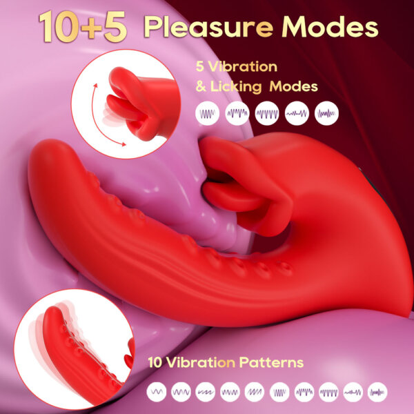 Tentacle Tongue Licking Vibrator