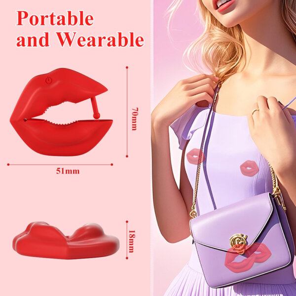 6 Adjustable Duck Face Vibrating Nipple Clamp