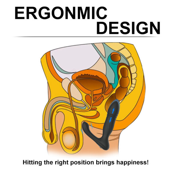 7 Thrusting Anal & Vagina Plug Vibrator