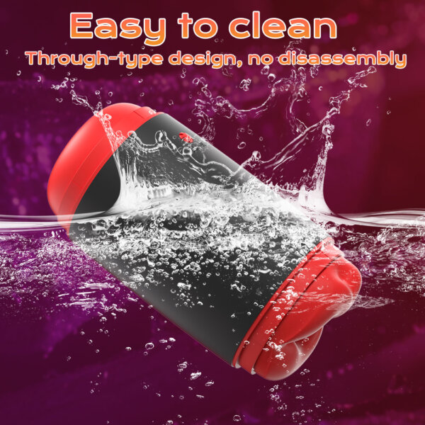 Double Entrance Auto Squeezable Male Masturbator