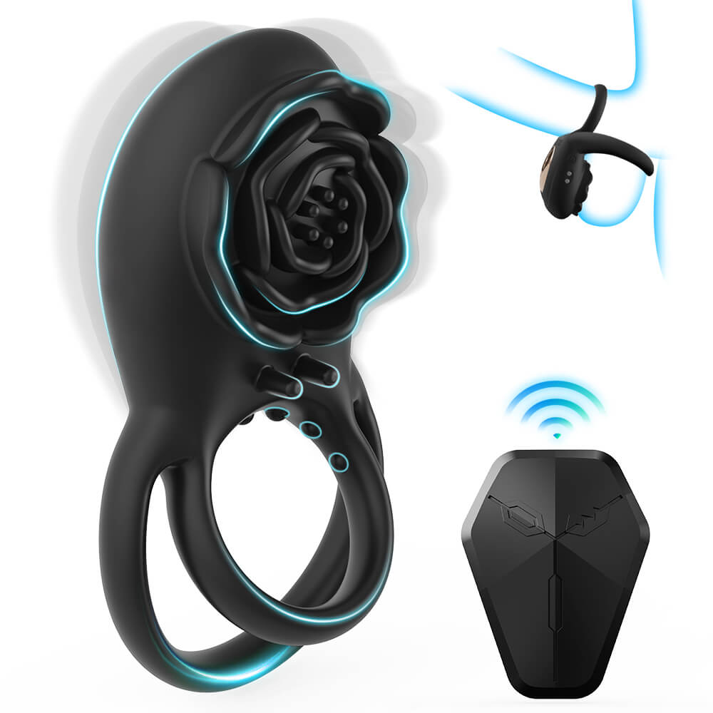 Rose Cock Ring Vibrator